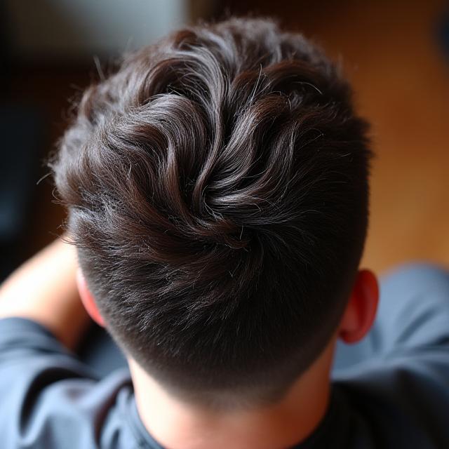 Coupe texturée moderne